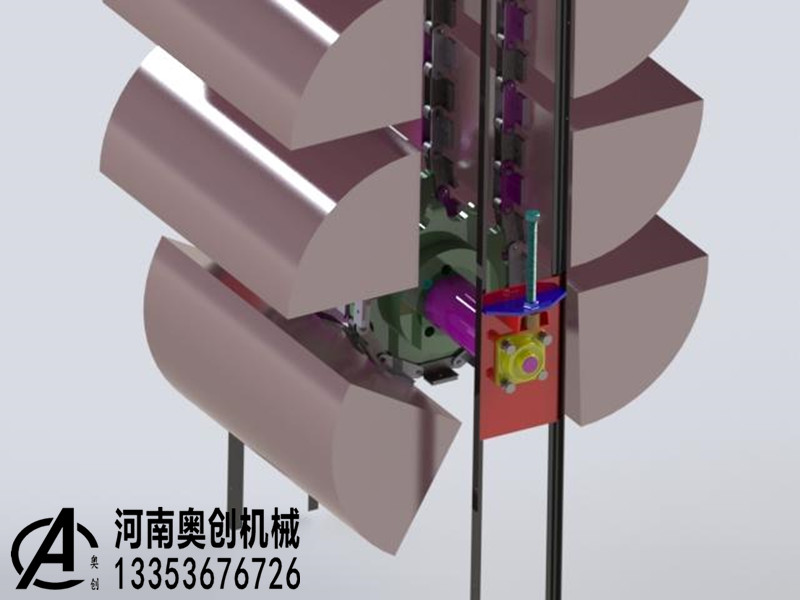 垂直斗式提升機(jī)模型3D圖紙  垂直斗式提升機(jī)模型3D圖紙
