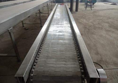 不銹鋼鏈板輸送機(jī) 不銹鋼鏈板輸送機(jī)