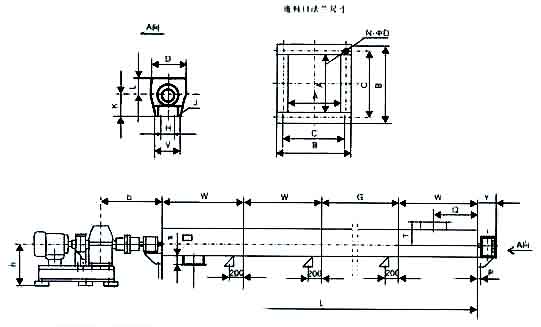 螺旋輸送機(jī)圖紙 螺旋輸送機(jī)圖紙