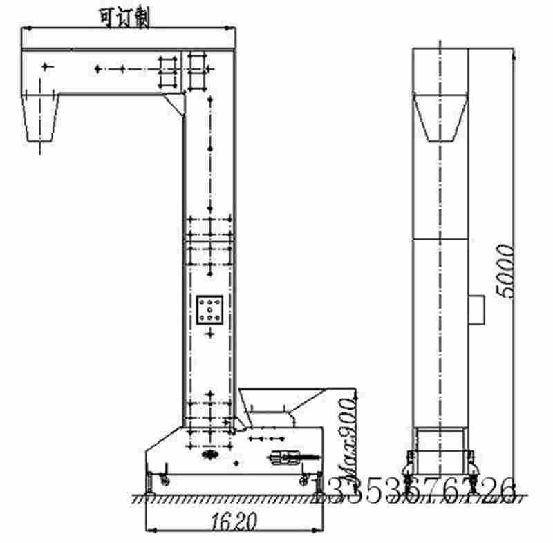 Z型鏈斗提升機(jī)圖紙 Z型鏈斗提升機(jī)圖紙