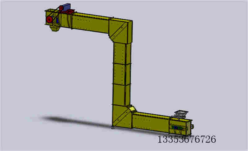 Z型提升機(jī)3D圖 Z型提升機(jī)3D圖