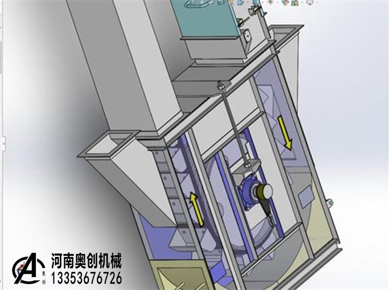 雙通道斗式提升機機尾 雙通道斗式提升機機尾