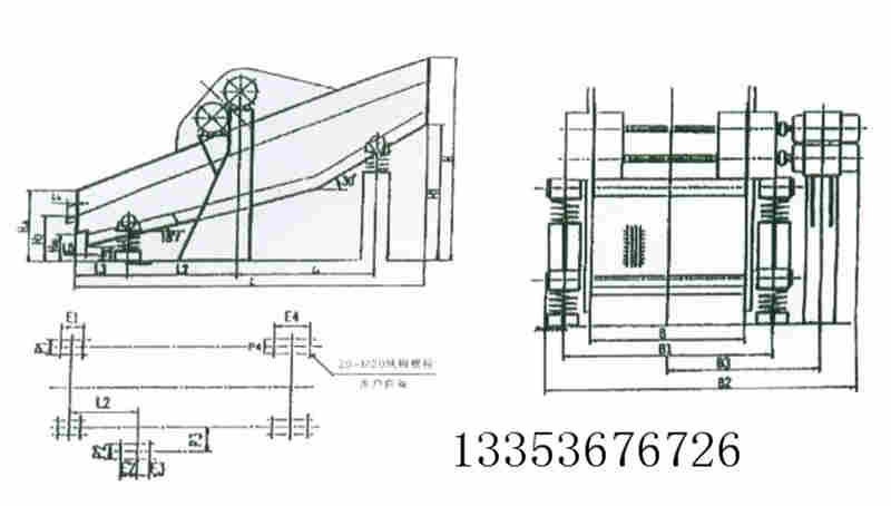大型礦用振動(dòng)篩圖紙 大型礦用振動(dòng)篩圖紙